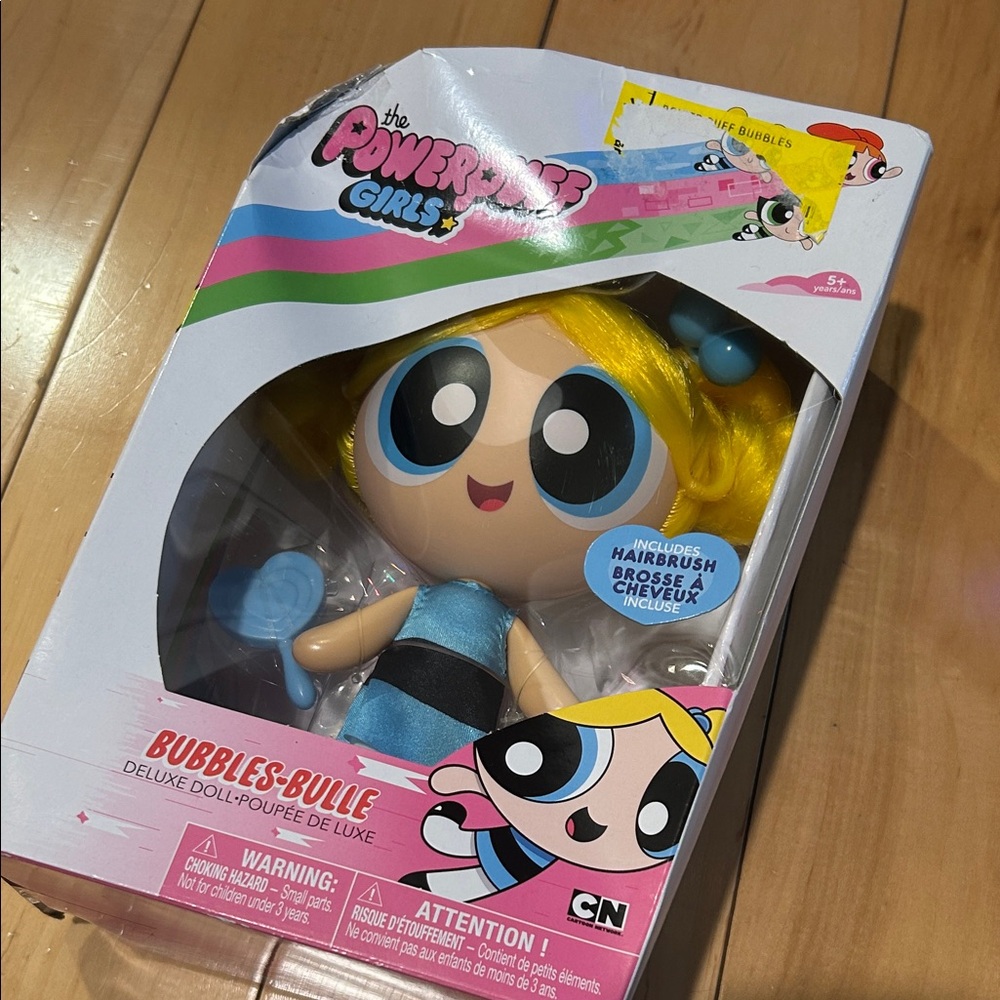 Powerpuff Girls Spin Master Bubbles Deluxe 6" Doll NIB